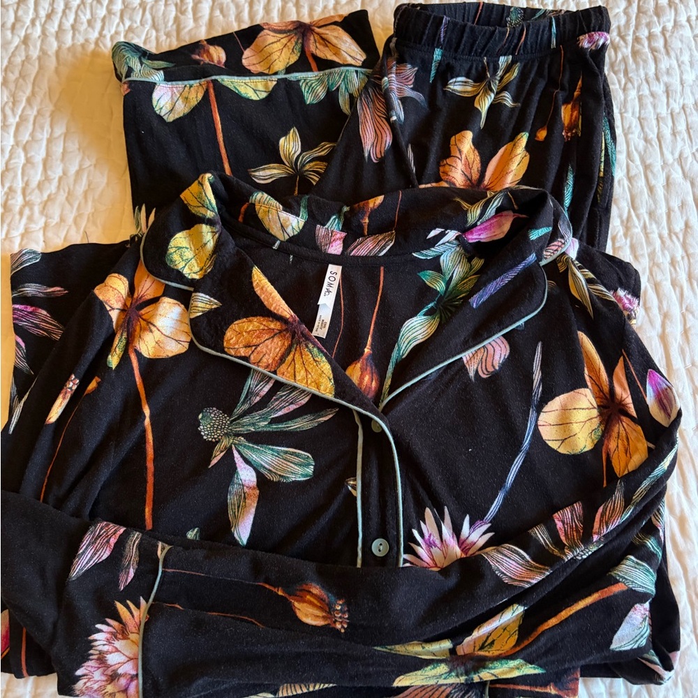 Soma Cool Nights PJ’s in Exotic Print